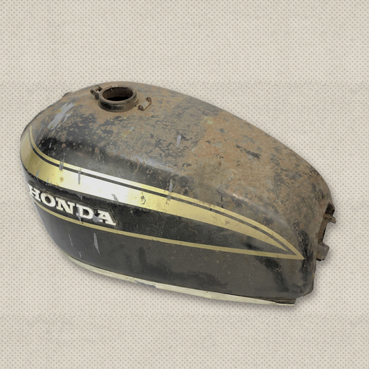 Honda CB750 Motorcycle Gas Tank - Stripped, Tumbled, Liner & Primed